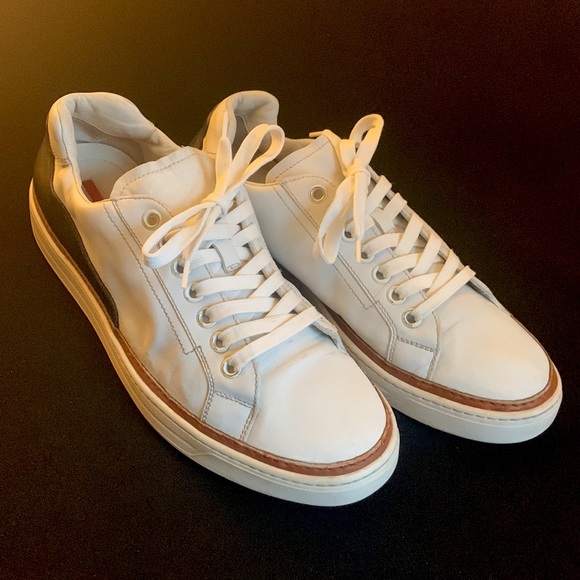 PRADA Nevada Calf Leather Sneakers - Picture 2 of 12